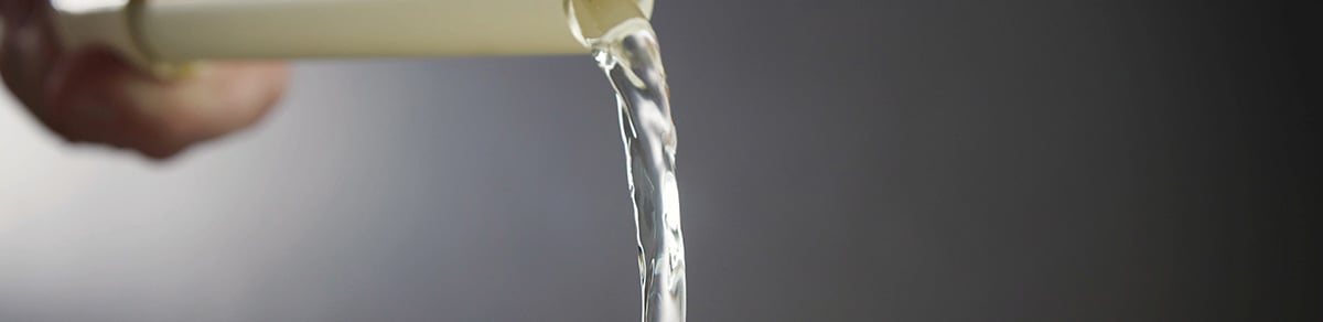 safe drinking water leaving CPVC pipe