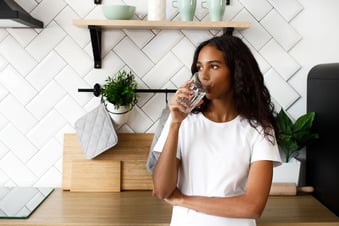 Girl-drinking-water