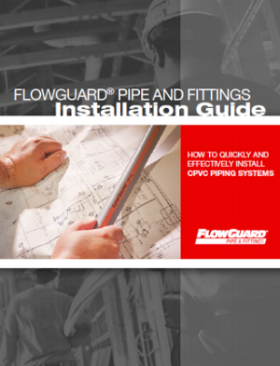 FlowGuard Pipe and Fittings Installation Guide Cover