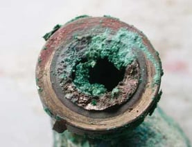 corrosão no cobre