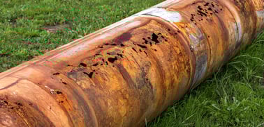 Tubo corroido